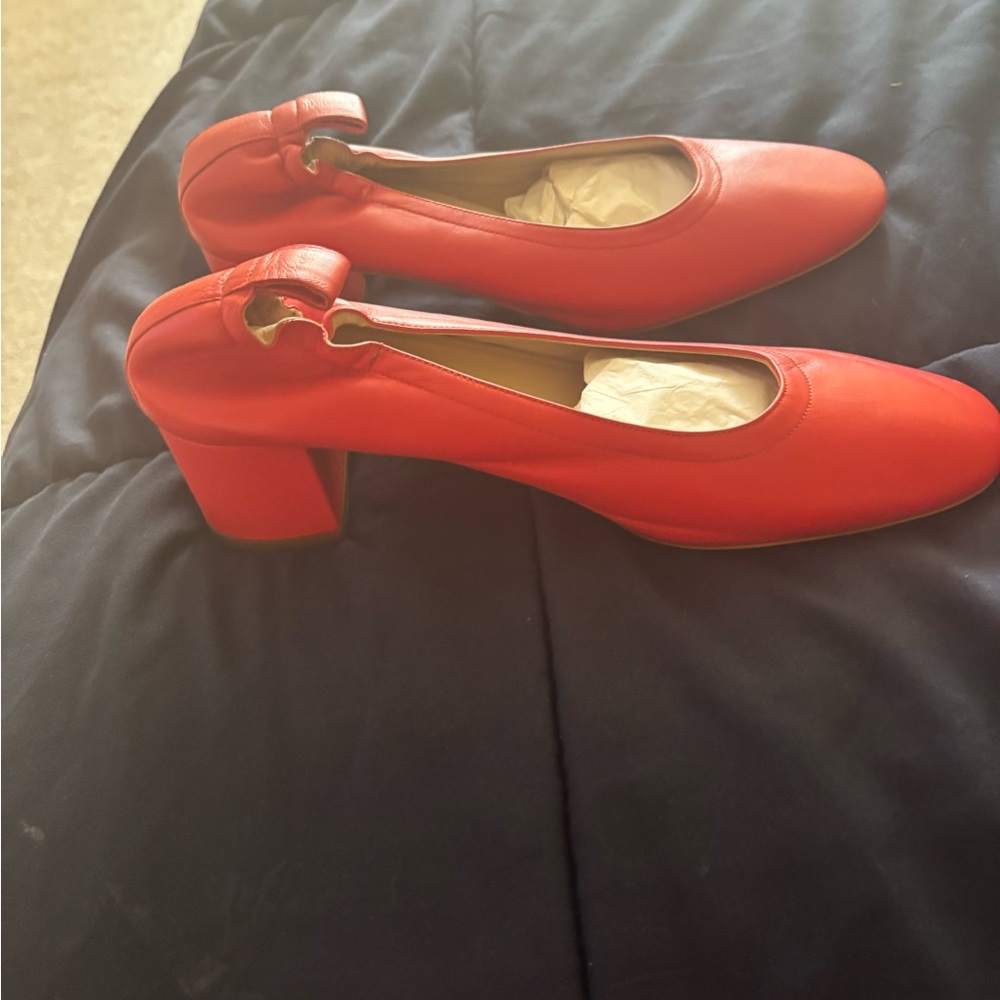 Everlane Classic Red Heels